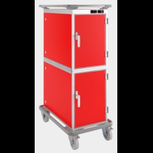 SDX Thermobox FF180 rood 6+6 x GN 1/1 Convectie verwarmd