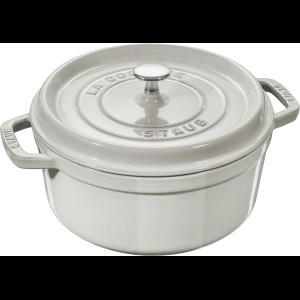 Staub Cocotte rond - Ø240mm - White Truffle