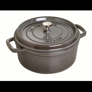 Staub Cocotte rond - Ø260mm - Grafietgrijs