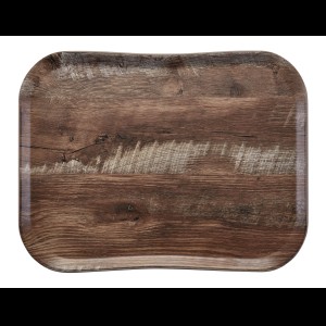 Cambro Dienblad Wood Grain anti-slip - 457x355mm - Dark Oak