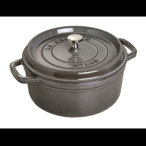 Staub Cocotte rond - Ø240mm - Grafietgrijs