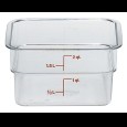 Cambro Voorraadbus zonder deksel vierkant - 1.9 Ltr - Clear