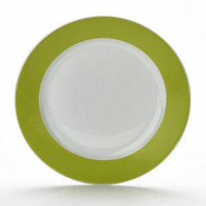 Bord met brede rand Colour$ Groen 240mm