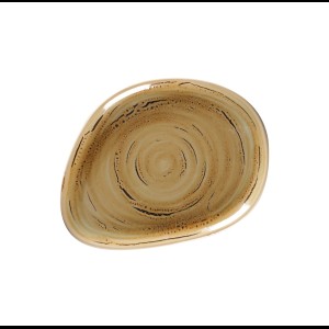 Bord plat organic Spot Garnet 220x167x20mm