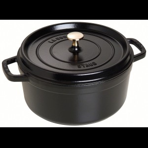 Staub Cocotte rond - Ø260mm - Zwart