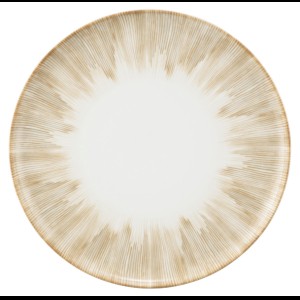 Bord plat Sento Radiate Beige 300mm