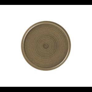 Coupebord plat Ease Selva Dark Brown Ø240mm