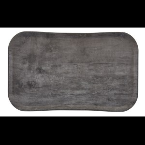 Cambro Dienblad Wood Grain anti-slip - 530x325mm - Dark Grey