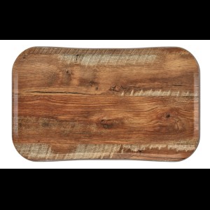 Cambro Dienblad Wood Grain anti-slip - 530x325mm - Brown Oak