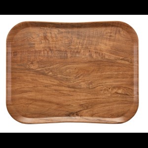 Cambro Dienblad wood grain - 457x355mm - Brown Olive