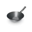 i-Flex wok met vlakke bodem RVS 300mm