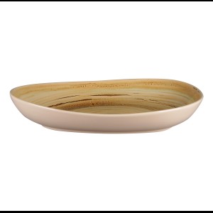 Bord diep organic Spot Garnet 280x227x50mm