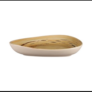 Bord diep organic Spot Garnet 240x196x45mm