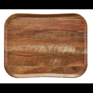 Cambro Dienblad wood grain - 457x355mm - Brown Oak