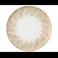 Bord plat Sento Radiate Beige 240mm