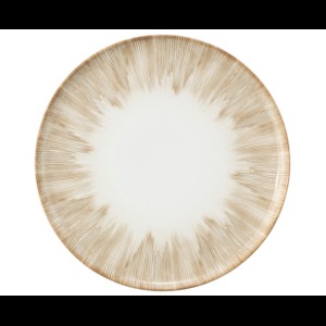 Bord plat Sento Radiate Beige 240mm