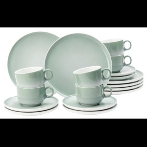 Koffieservies 18-delig Sento mint