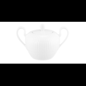 Suikerpot met deksel en twee oren - 0.23Ltr - Wit