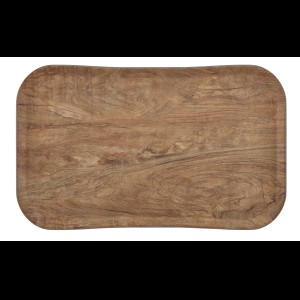 Cambro Dienblad wood grain - 530x370mm - Brown Olive