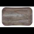 Cambro Dienblad wood grain - 530x370mm - Dark Oak