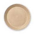 Bord plat - Ø250mm - Light brown/Sand