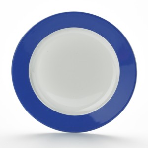 Bord met brede rand Colour$ Blauw 240mm