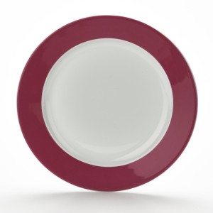 Bord met brede rand Colour$ Paars 240mm