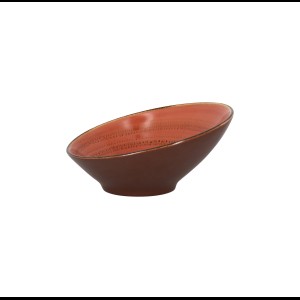 Schaal asymmetrisch Twirl Coral Ø220mm