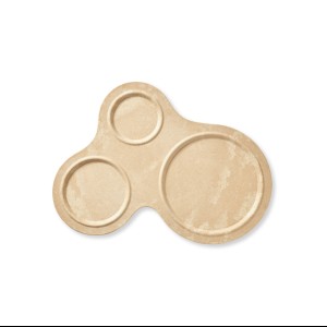 Dienblad klein - 330x365mm - Light brown/Sand