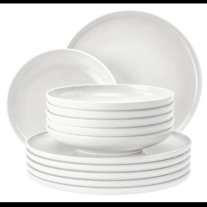 Tafelservies 12-delig Sento wit