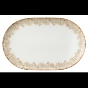 Schaal ovaal Sento Radiate Beige 330x200mm