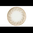 Bord plat Sento Radiate Beige 160mm
