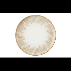Bord plat Sento Radiate Beige 160mm