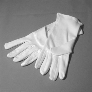 Handschoen wit