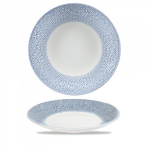 Coupebord diep laag - Ø281mm - H 37mm - Ocean Blue